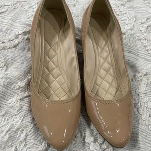 Cole Haan patent leather wedges